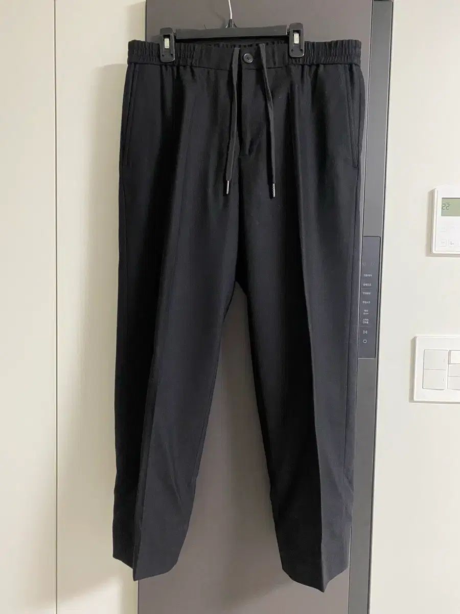 Theory セオリー カシミアブレンド スラックス ウエストゴム ブラック 31