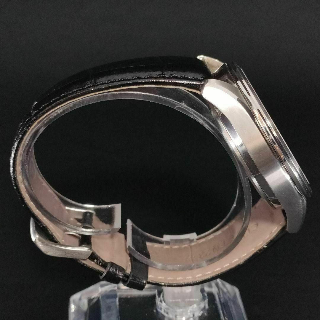 808-13 美品 CITIZEN シチズン シルバー グレー ホワイト クロノグラフ