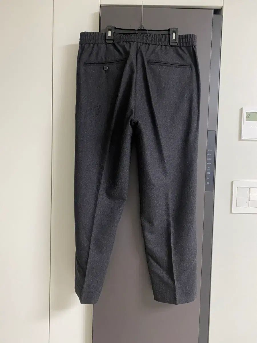 Theory 띠어리 チャコール メンズ フランネル ウール カシミア ズボン 31