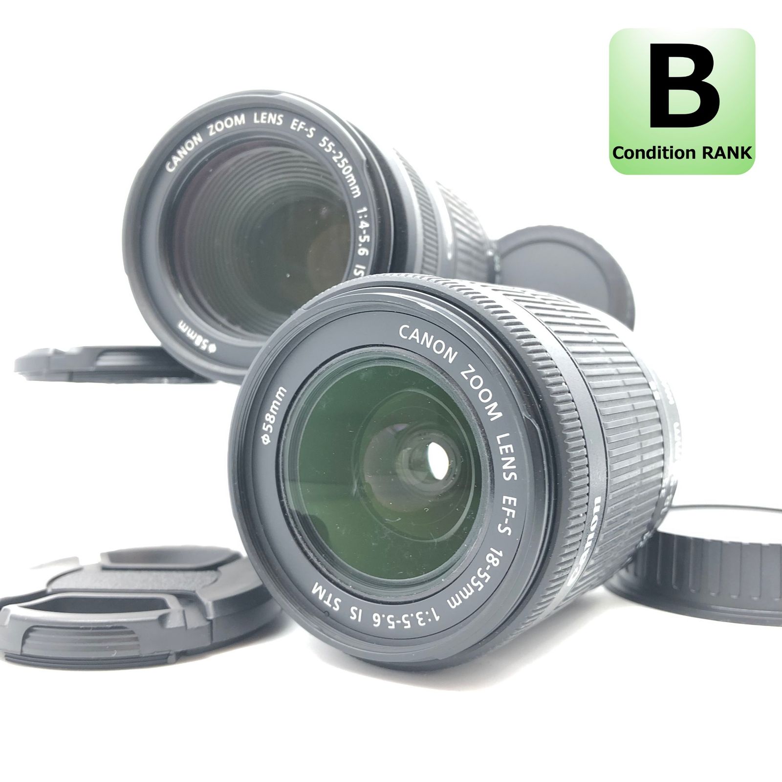 Canon EF-S 18-55mm F3.5-5.6 IS STM 標準ズームレンズ #5154 ＋Canon