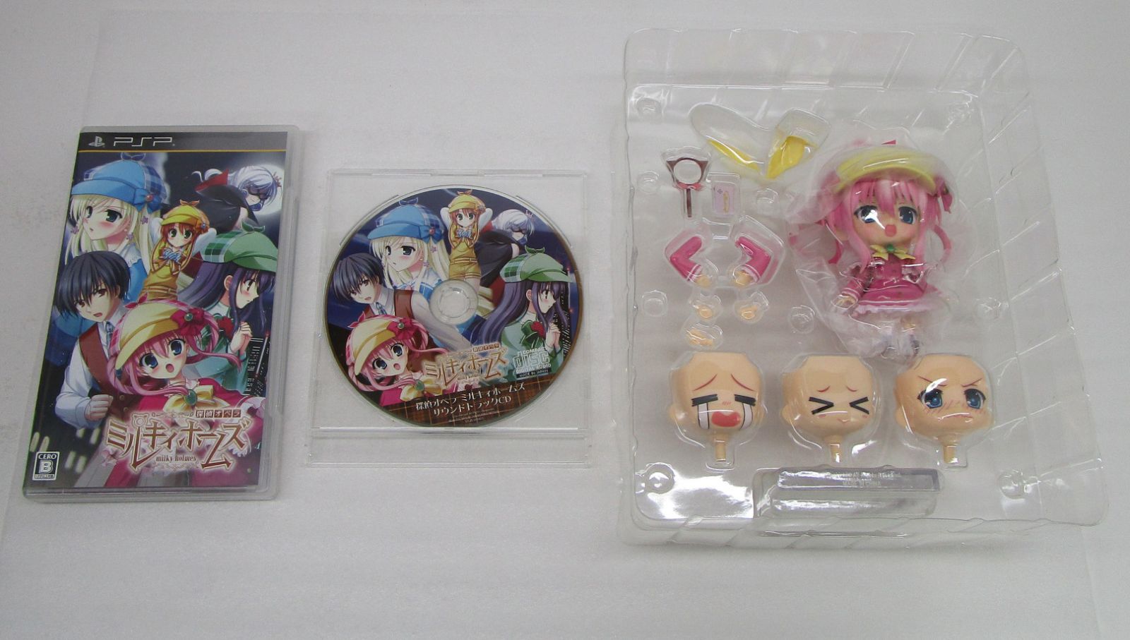 ミルキィホームズ 限定版 シャロ 明智小衣 ねんどろいど セット PSP