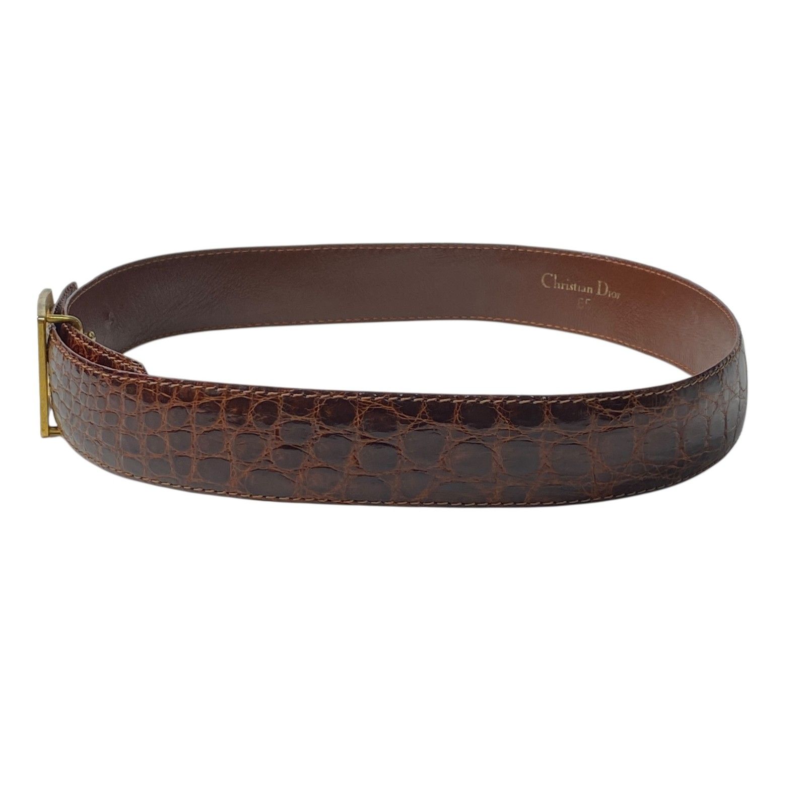 ディオール DIOR レディース ベルト クロコ ビンテージ - メルカリ