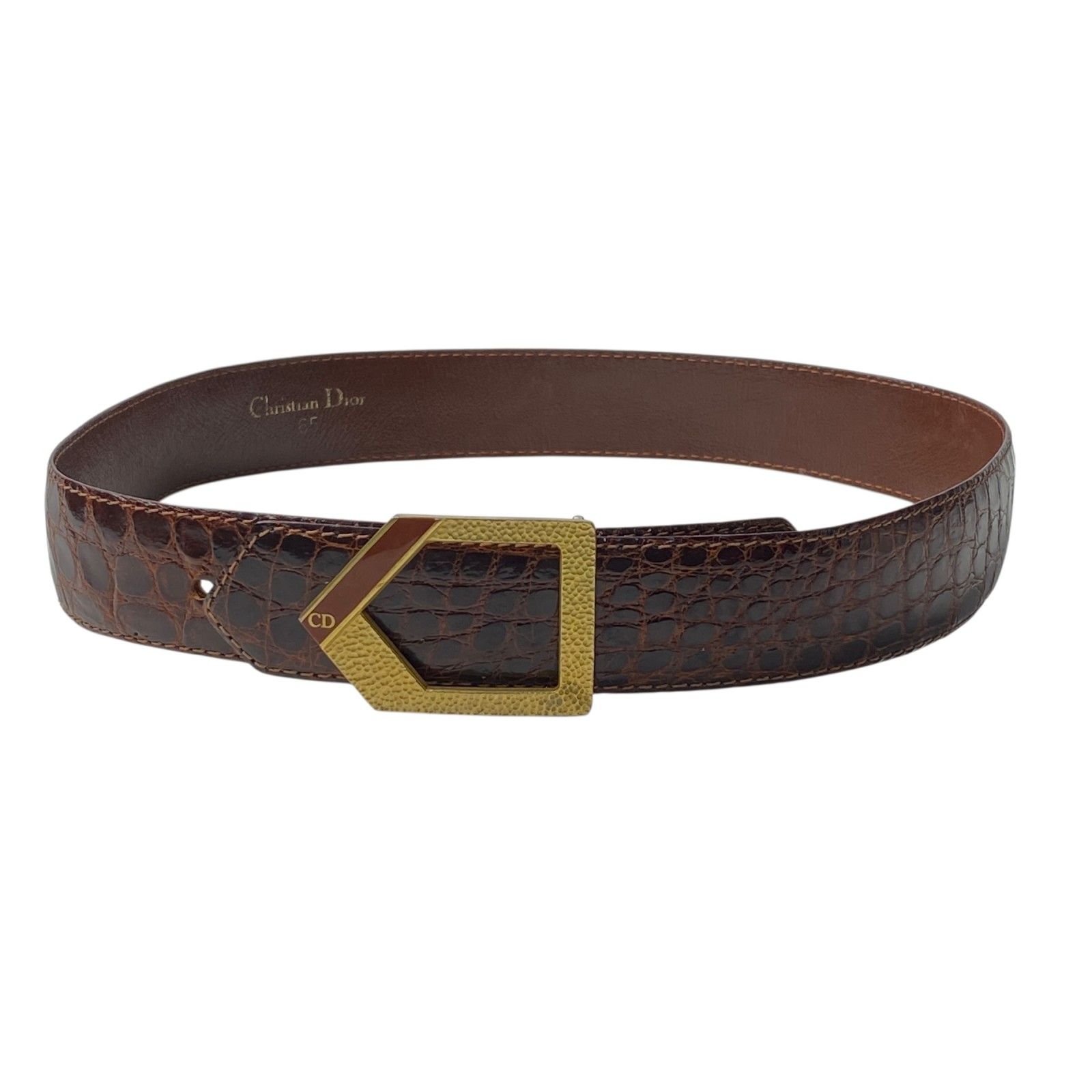 ディオール DIOR レディース ベルト クロコ ビンテージ - メルカリ