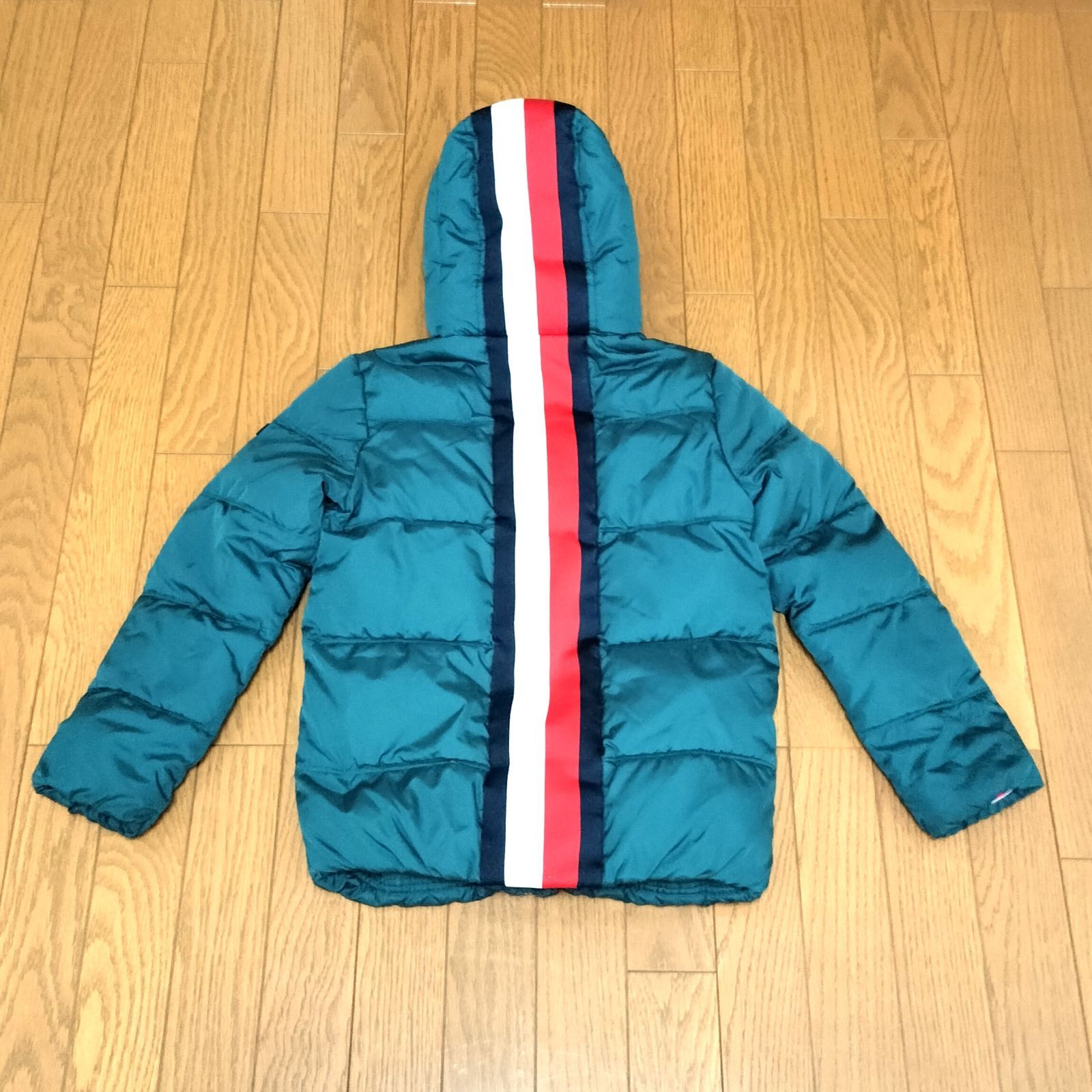 美品 Tommy hilfiger トミーヒルフィガー ダウンジャケット グリーン 