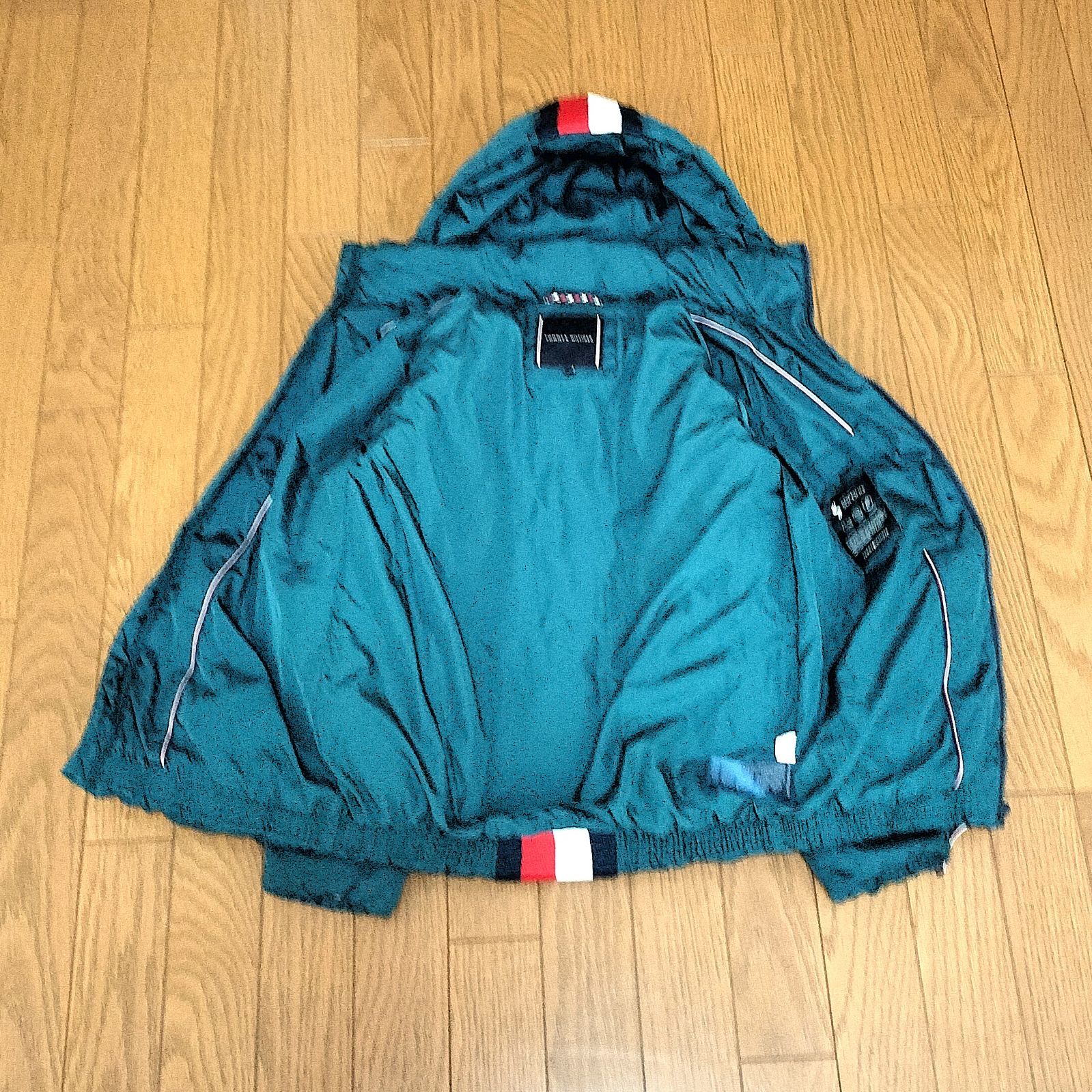 美品 Tommy hilfiger トミーヒルフィガー ダウンジャケット グリーン 