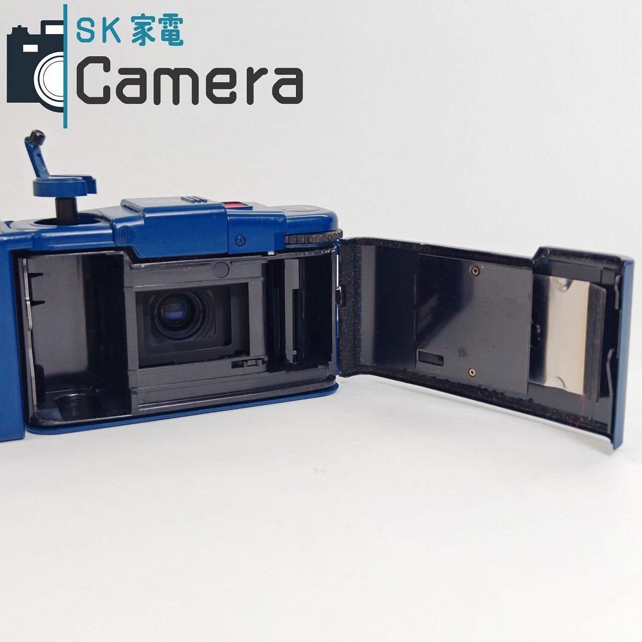 中古】 OLYMPUS XA2 D.ZUIKO 35mm F3.5 A11 ストロボ付 ブルー