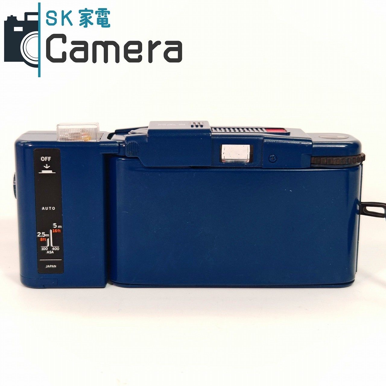 中古】 OLYMPUS XA2 D.ZUIKO 35mm F3.5 A11 ストロボ付 ブルー