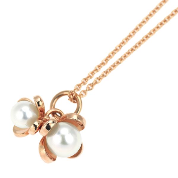 ○ミキモト アコヤ真珠ネックレストップk18 MIKIMOTO（ミキモト） ネックレス サークル あこや真珠 アコヤ パール