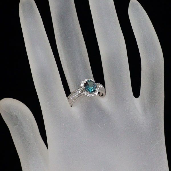 京セラ/ムーンジュエリー Pt950 再結晶アレキサンドライト