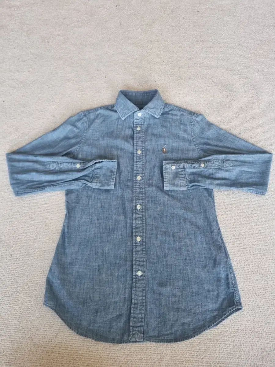 ポロラルフローレン デニム シャツ ブルー