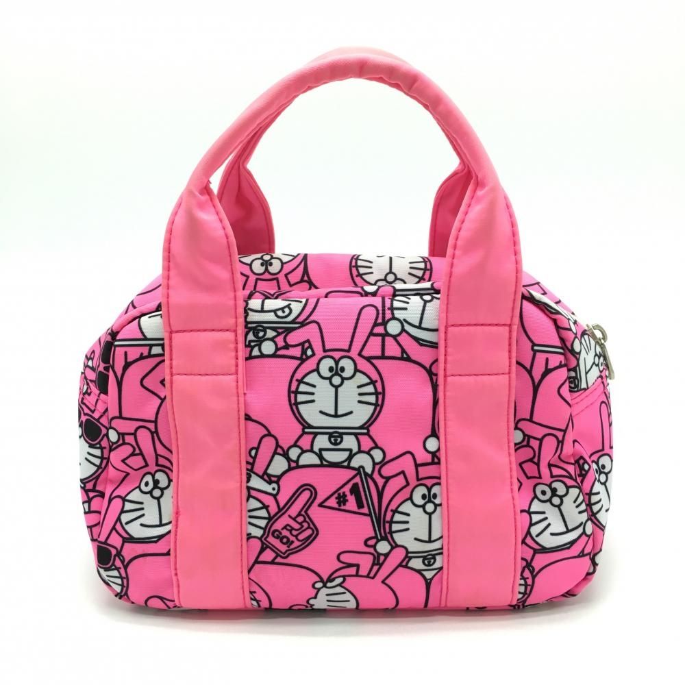 ジャックバニー×ドラえもん カートバッグ ピンク×白 うさ耳ドラえもん