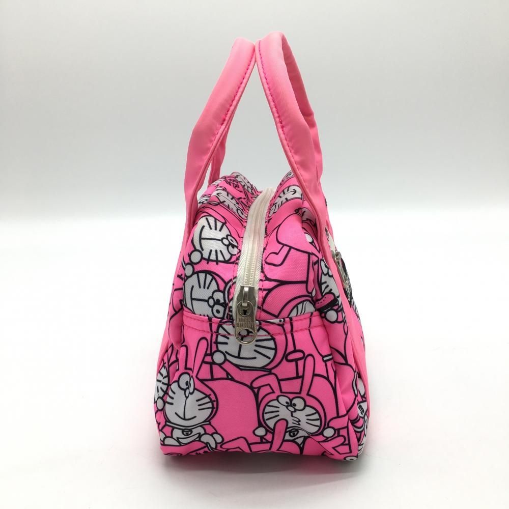 ジャックバニー×ドラえもん カートバッグ ピンク×白 うさ耳ドラえもん