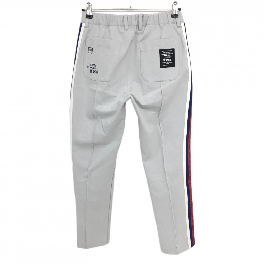 超 マスターバニー パンツ グレー×ネイビー×レッド レディース 1 M ゴルフウェア モデル MASTER BUNNY EDITION