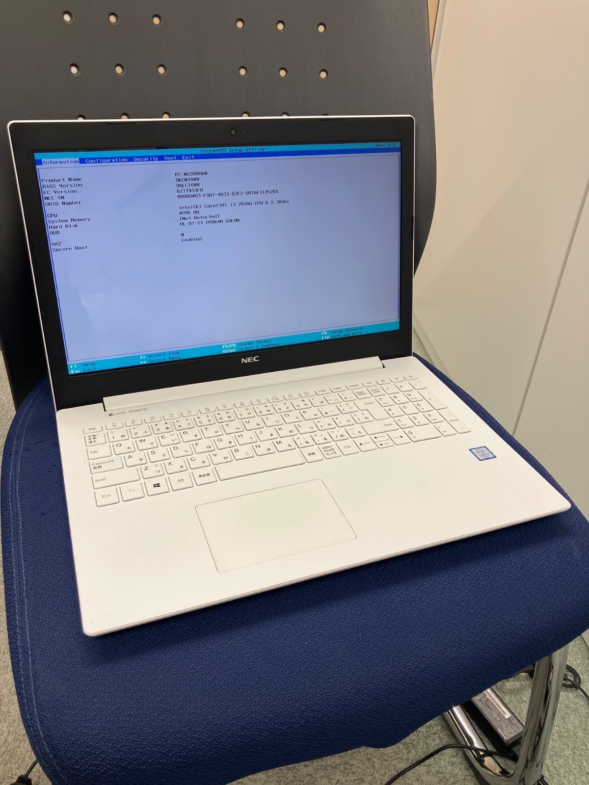 ジャンク NEC PC-NS300MAW 第7世代 CORE i3 ノートPC - メルカリ