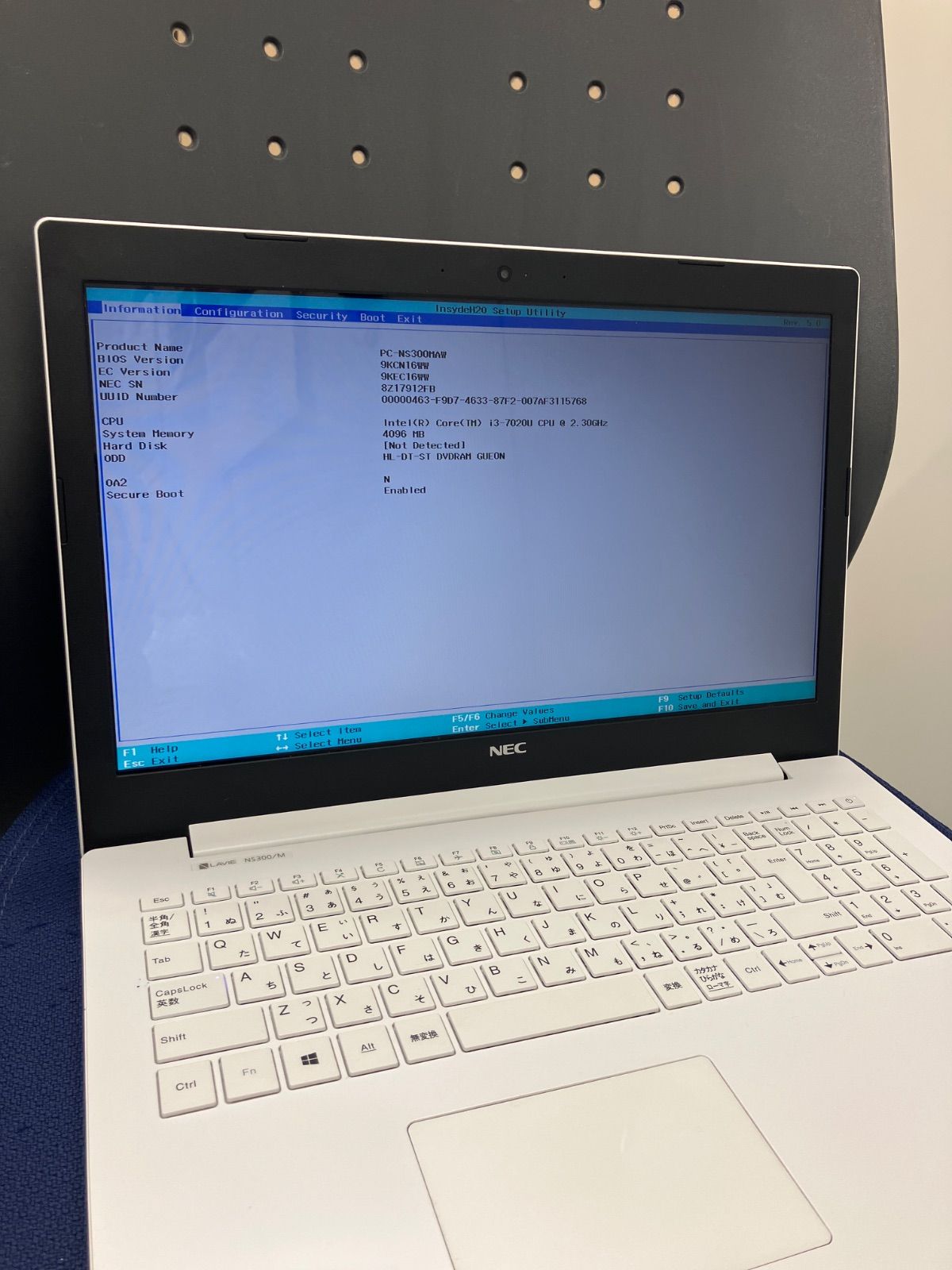 ジャンク NEC PC-NS300MAW 第7世代 CORE i3 ノートPC - メルカリ
