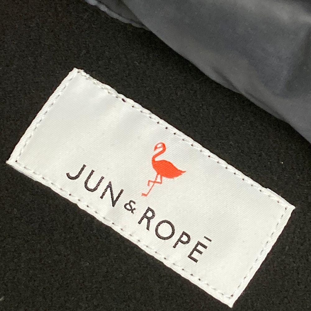サイズ：L JUN&ROPE ジュン アンド ロペ フード ダウンベスト グレー系