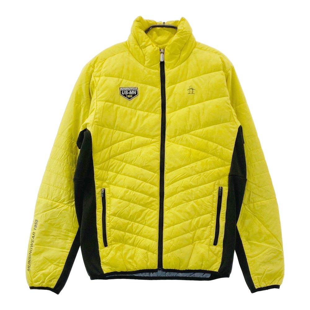 サイズ：M MUNSING WEAR マンシングウェア MGMQJK10 切替 中綿 ジップ