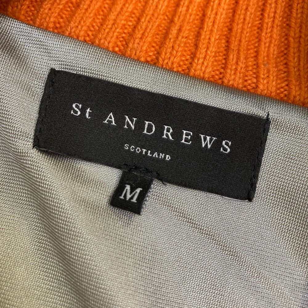 サイズ：M ST ANDREWS セントアンドリュース 裏地付 ニット 中綿
