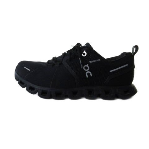 オン On Cloud 5 Waterproof スニーカー シューズ ブラック 黒 24cm