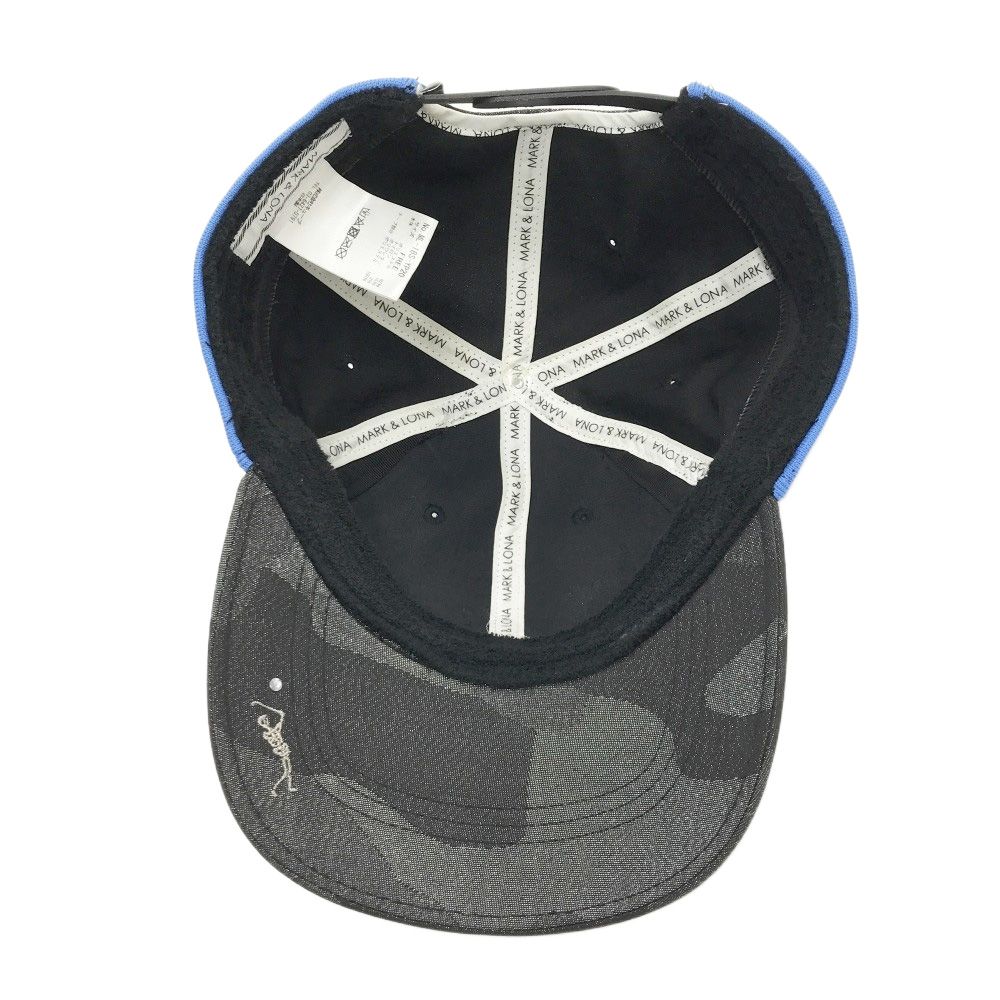 MARK&LONA マークアンドロナ キャップ カモフラ柄 ブラック系 FREE