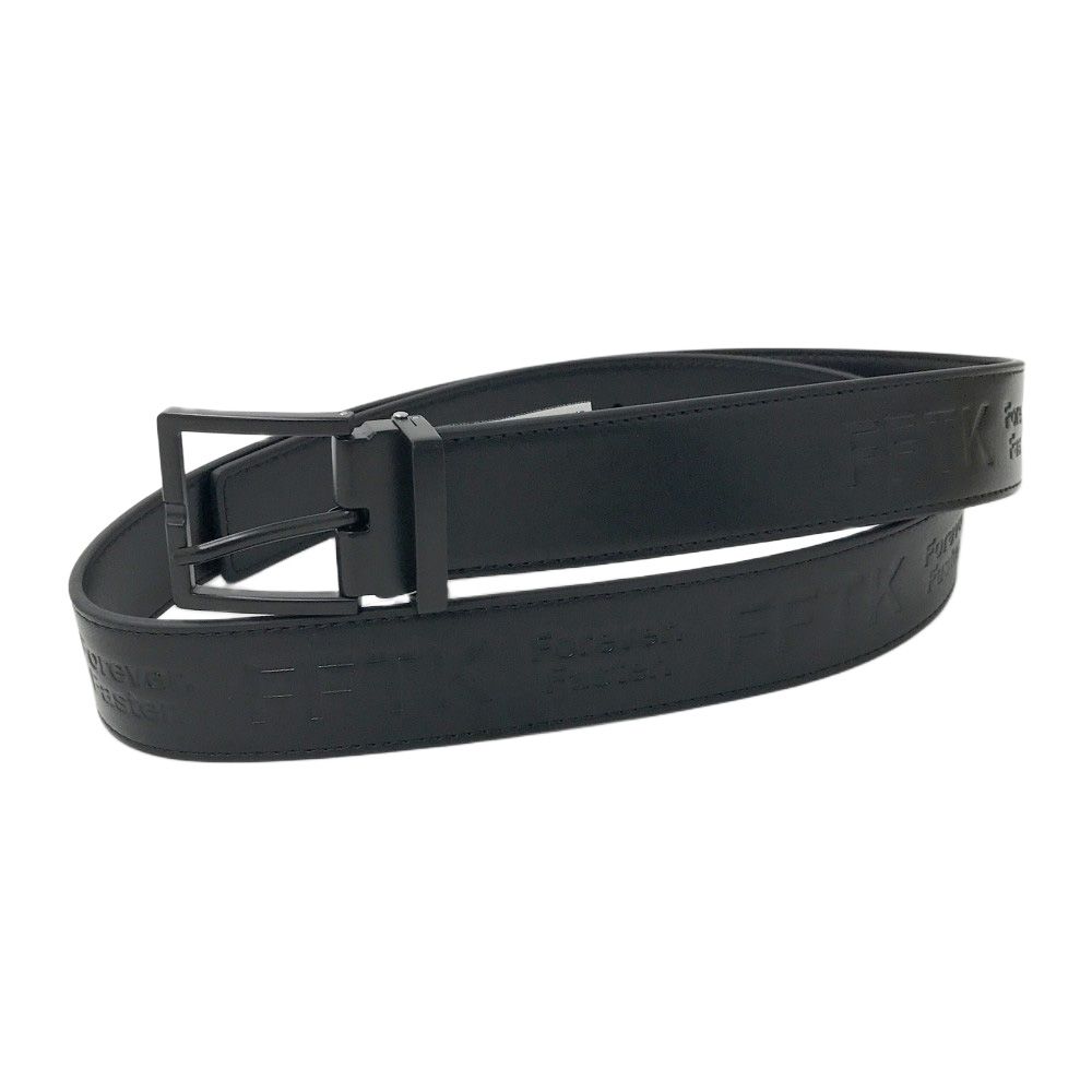 PUMA GOLF プーマゴルフ モデル FFTK ビッグ レーベル コラボ 熊谷隆志 エンボス ベルト ブラック系 OSFA ゴルフウェア ストスト