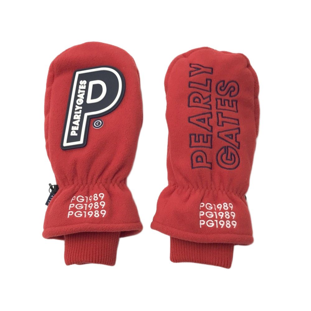 PEARLY GATES パーリーゲイツ ミトン レッド系 [240101573184] ゴルフ