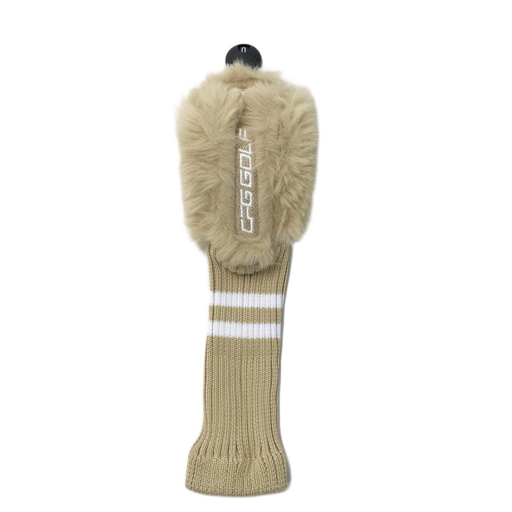 CPG GOLF シーピージーゴルフ ファー ヘッドカバー ベージュ系 UT