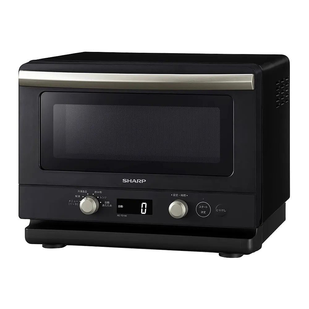 メーカー SHARP シャープ 電子レンジ 単機能レンジ RE TD 186 ブラック 18 L