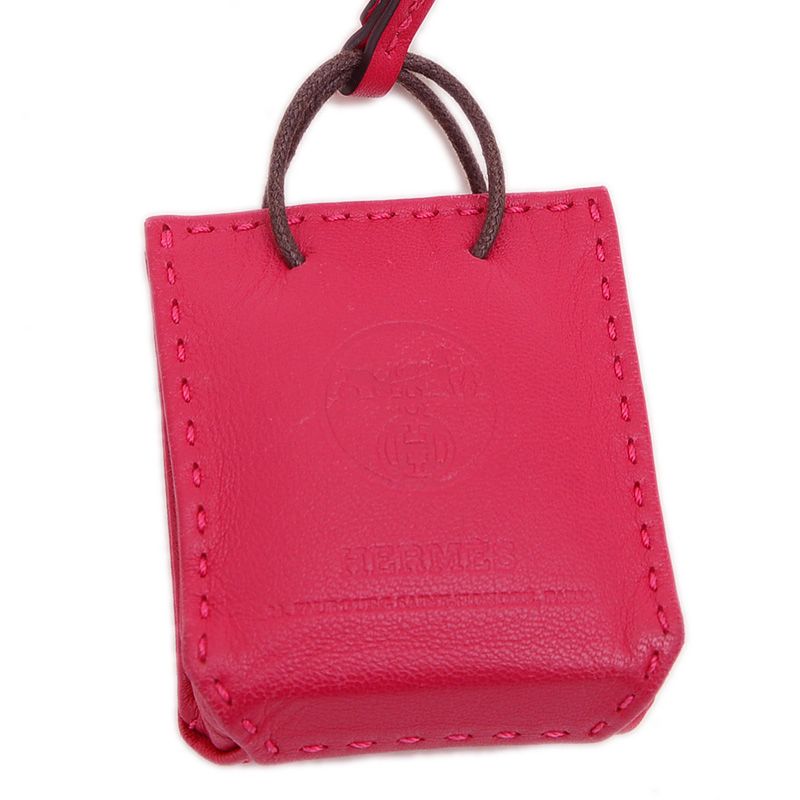 エルメス サックオランジュ チャーム アニューミロ ローズメキシコ Y