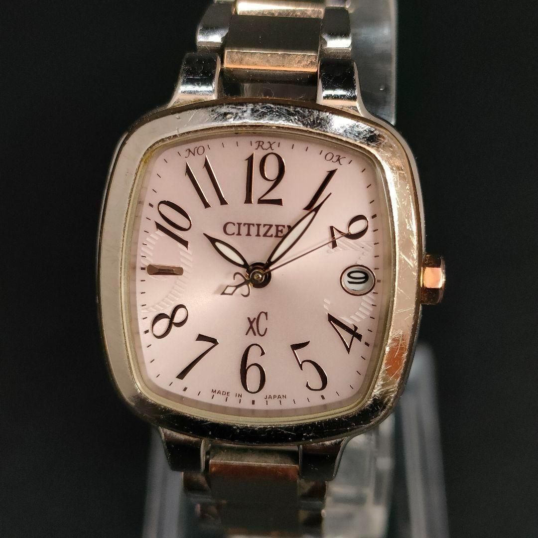 796-7 CITIZEN シチズン XC クロスシー ピンク ゴールド ソーラー 充電