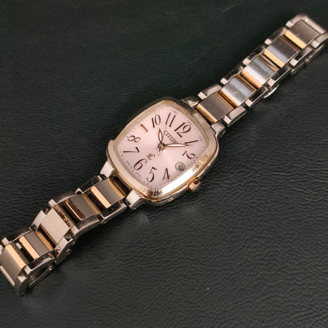 796-7 CITIZEN シチズン XC クロスシー ピンク ゴールド ソーラー 充電