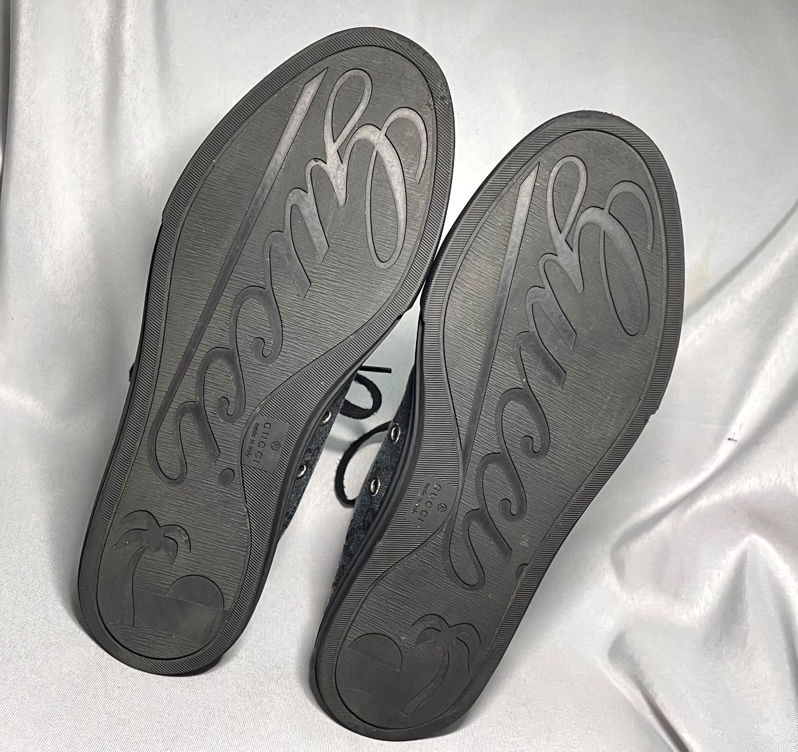 GUCCI グッチ インターロッキング GGデザイン キャンバス＆ブラック