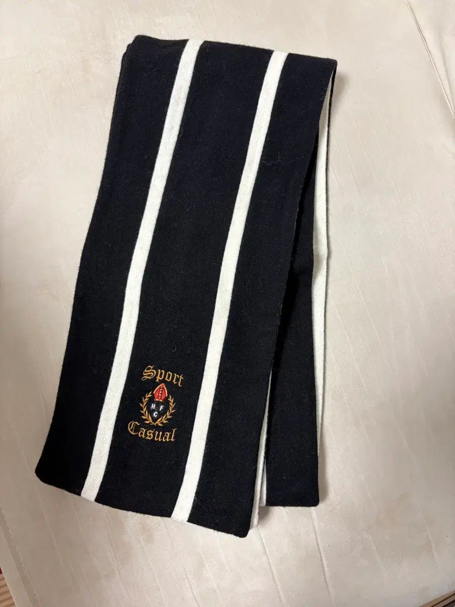 ヘリテイジフロース マフラー ブラック HERITAGEFLOSS S-C BRITIS