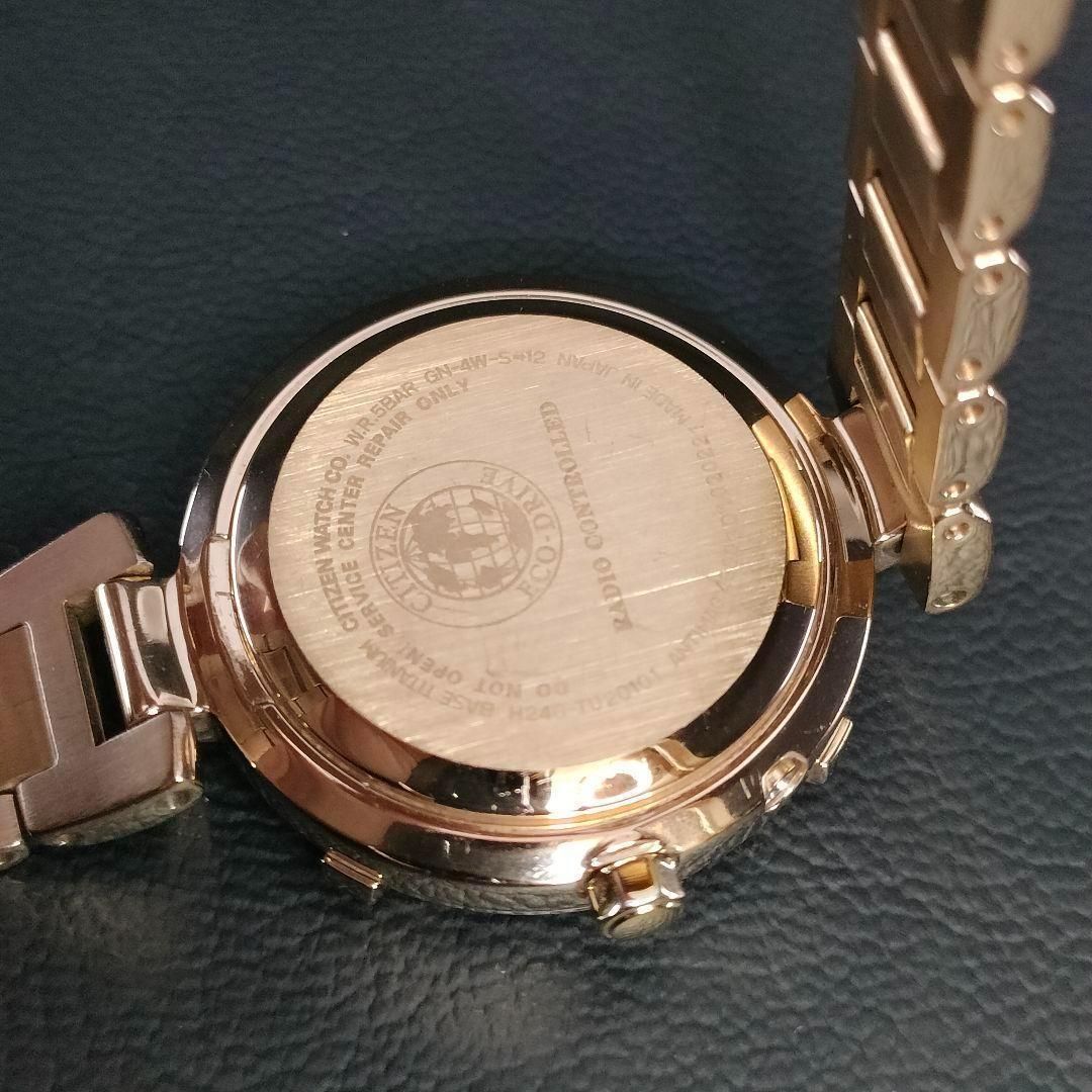 808-1 美品 CITIZEN シチズン XC クロスシー ピンク ゴールド ソーラー