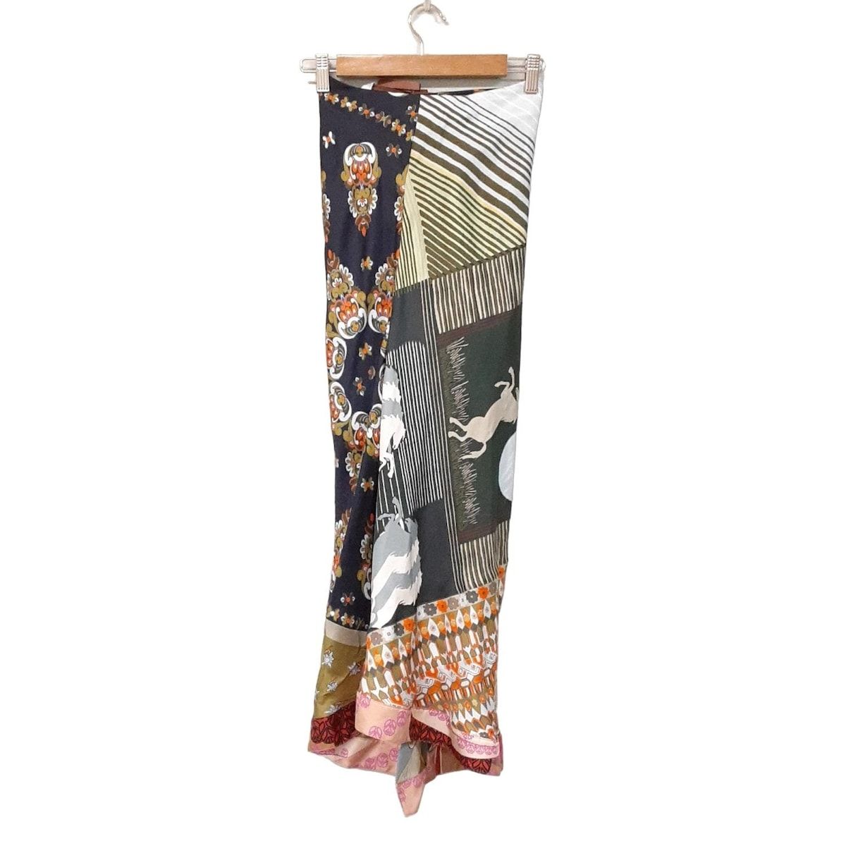 Chloe(クロエ) ロングスカート サイズ34 S レディース美品 - ネイビー