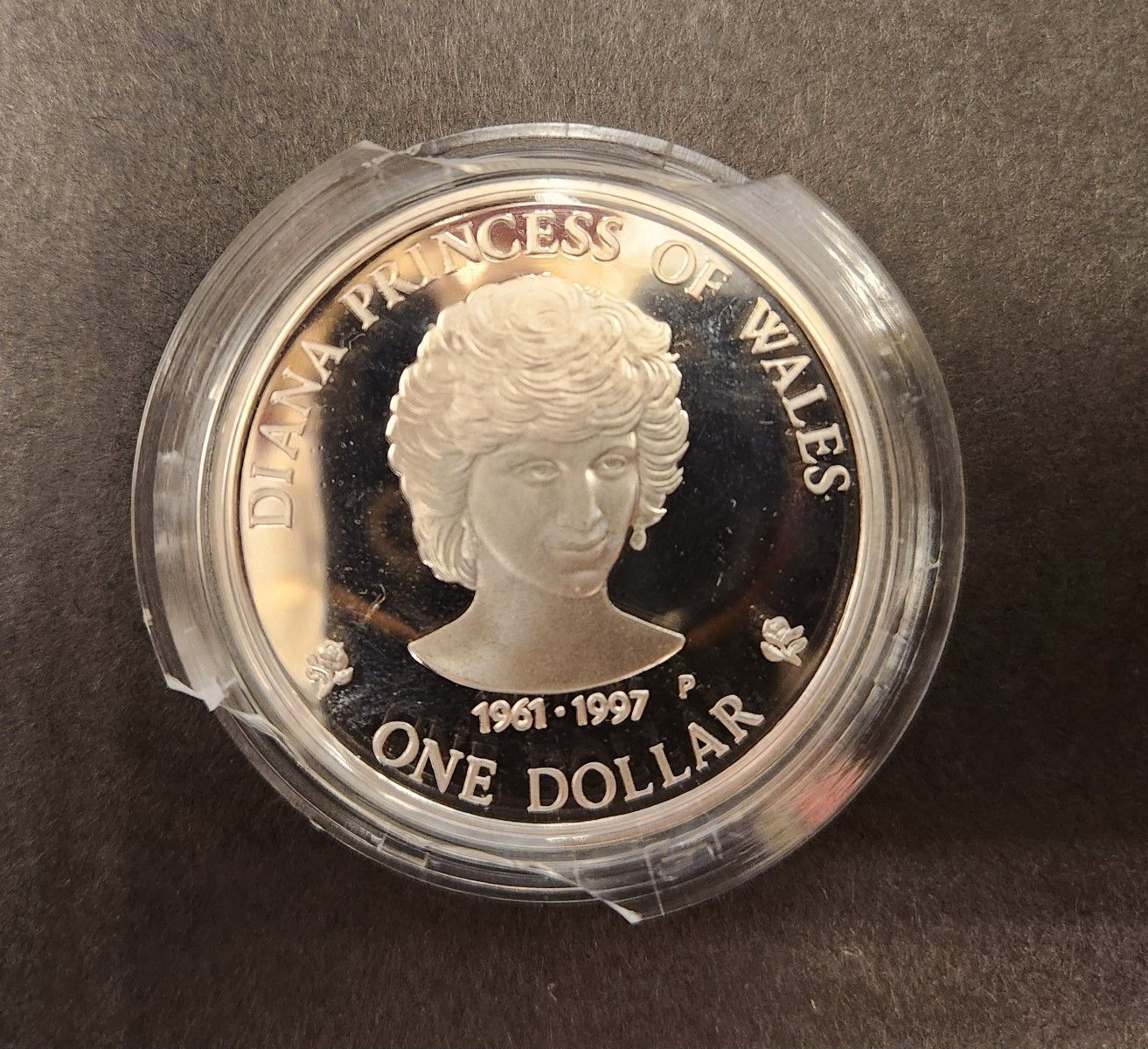 【値下げ】ダイアナ プリンセス オブ ウェールズ 2021年銀限定1500 ダイアナ妃 銀貨 DIANA PRINCESS OF クリアランス WALES ONEDOLLAR 1OZ
