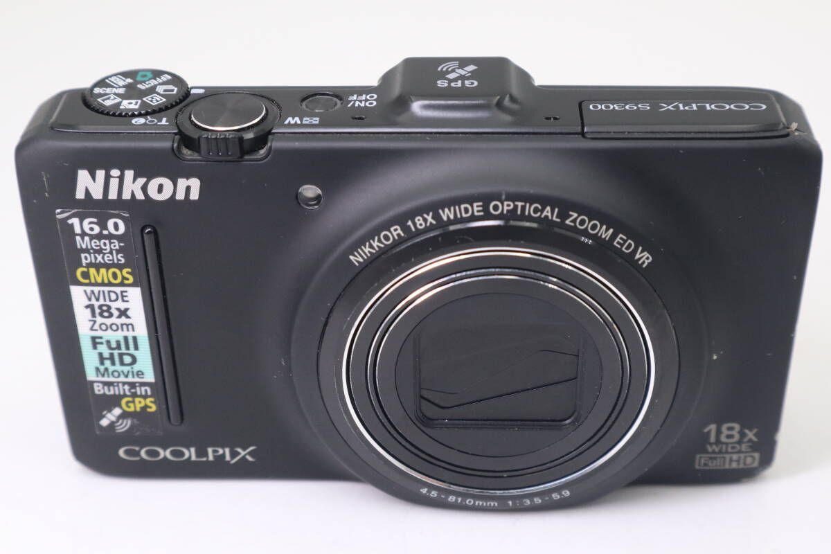 Nikon COOLPIX S9300 ニコン コンパクトデジタルカメラ ブラック