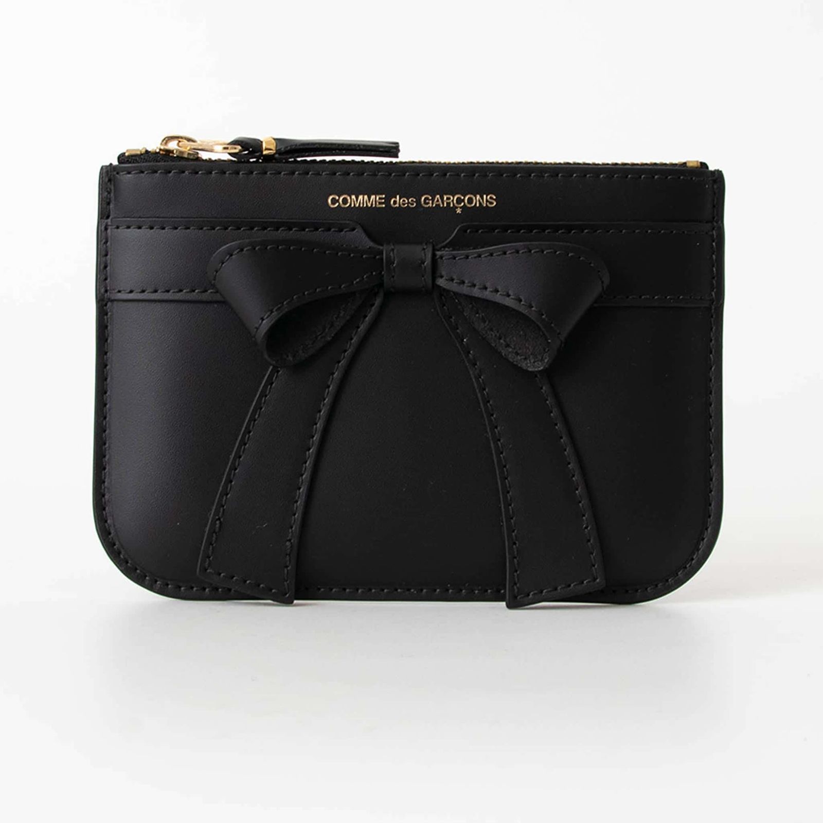 コムデギャルソン COMME DES GARCONS 財布 ポーチ コインケース BIG BOW ZIP POUCH ビッグボウ リボン レディース