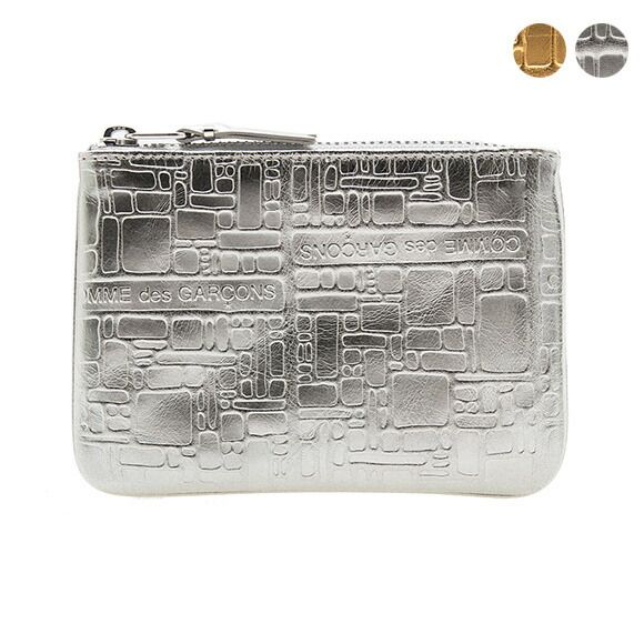 コムデギャルソン COMME DES GARCONS 財布 ポーチ コインケース エンボス ロゴタイプ レディース メンズ