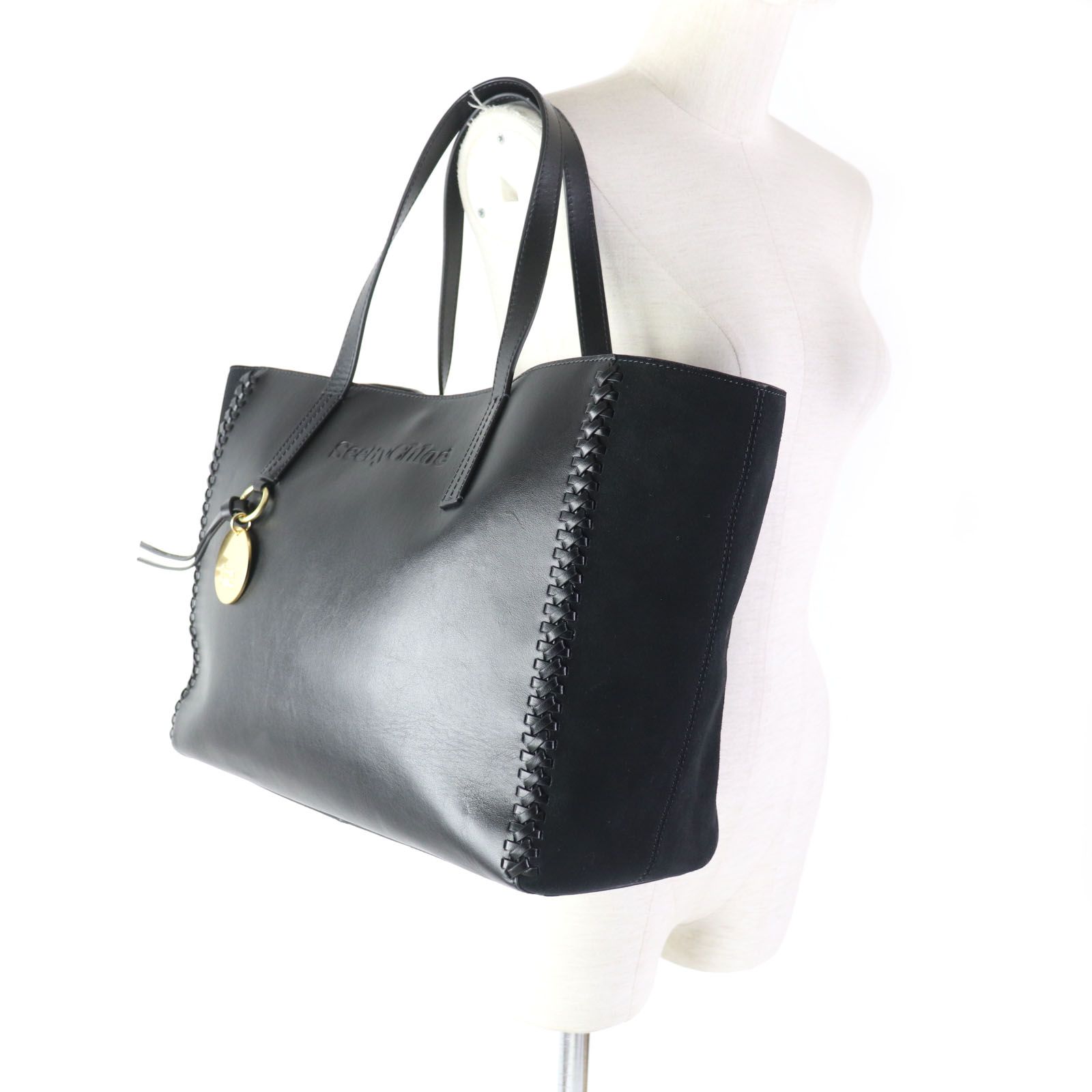 極美品☆SEE BY CHLOE シーバイクロエ TILDA チルダ レザー ロゴ