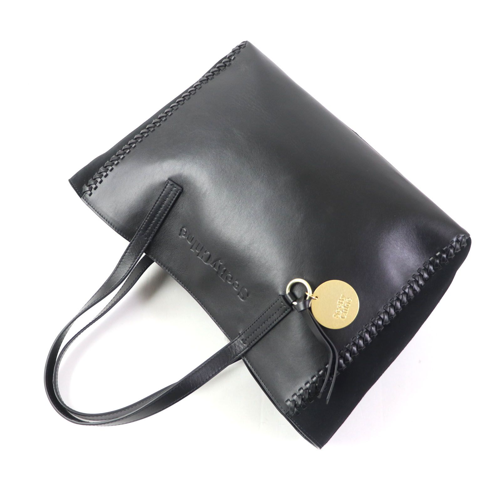 極美品☆SEE BY CHLOE シーバイクロエ TILDA チルダ レザー ロゴ