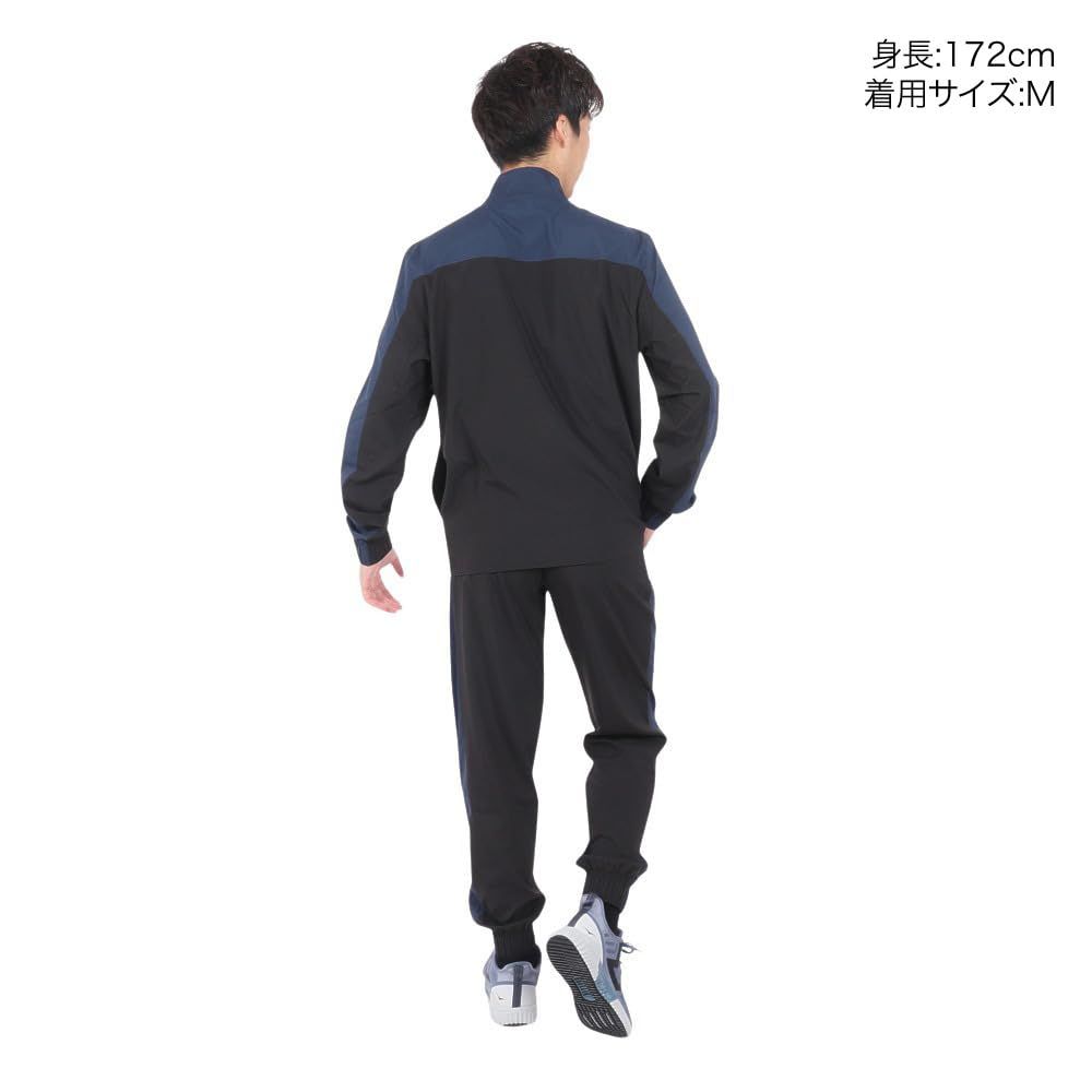 プーマ 上下セット セットアップ ウィンドブレーカー トレーニング トラックスーツ 521894 メンズ ブラック クラブ ネイビー 51 L