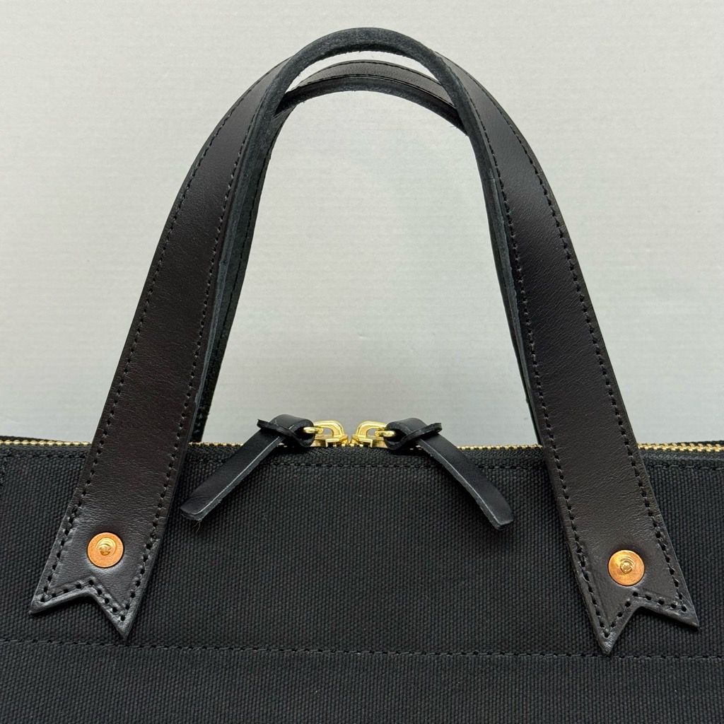 未使用 BEERBELLY CHELSEA BAG S ブラック キャンバス レザー