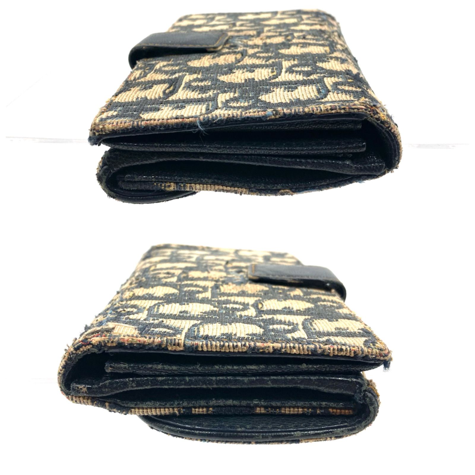 Christian Dior クリスチャンディオール サドル トロッター 三つ折り長