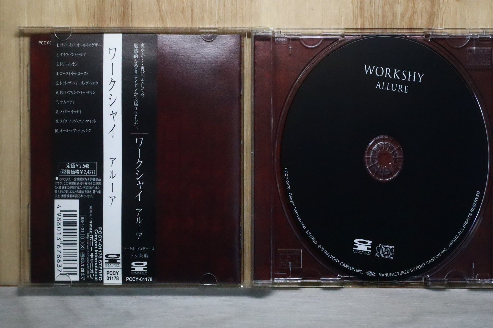 国内盤CD☆ワークシャイ/Workshy□ アルーア 【PCCY01178