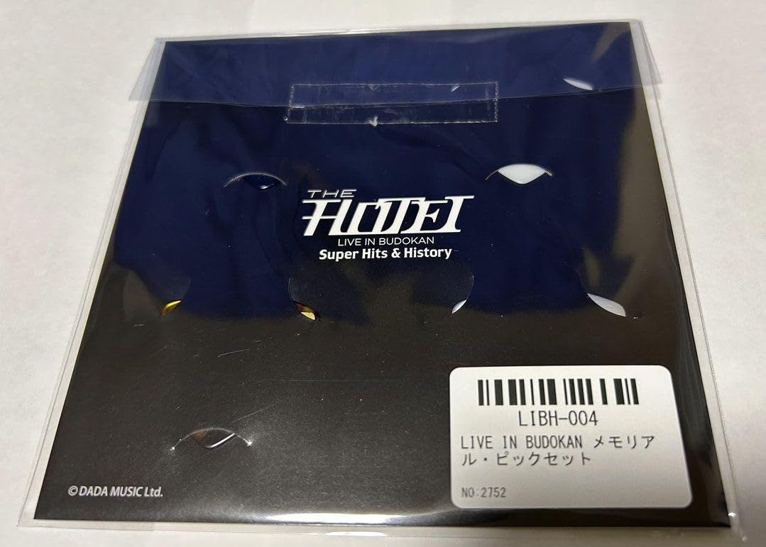 布袋寅泰 2024 LIVE IN BUDOKAN ～The HOTEI～ グッズ ピック