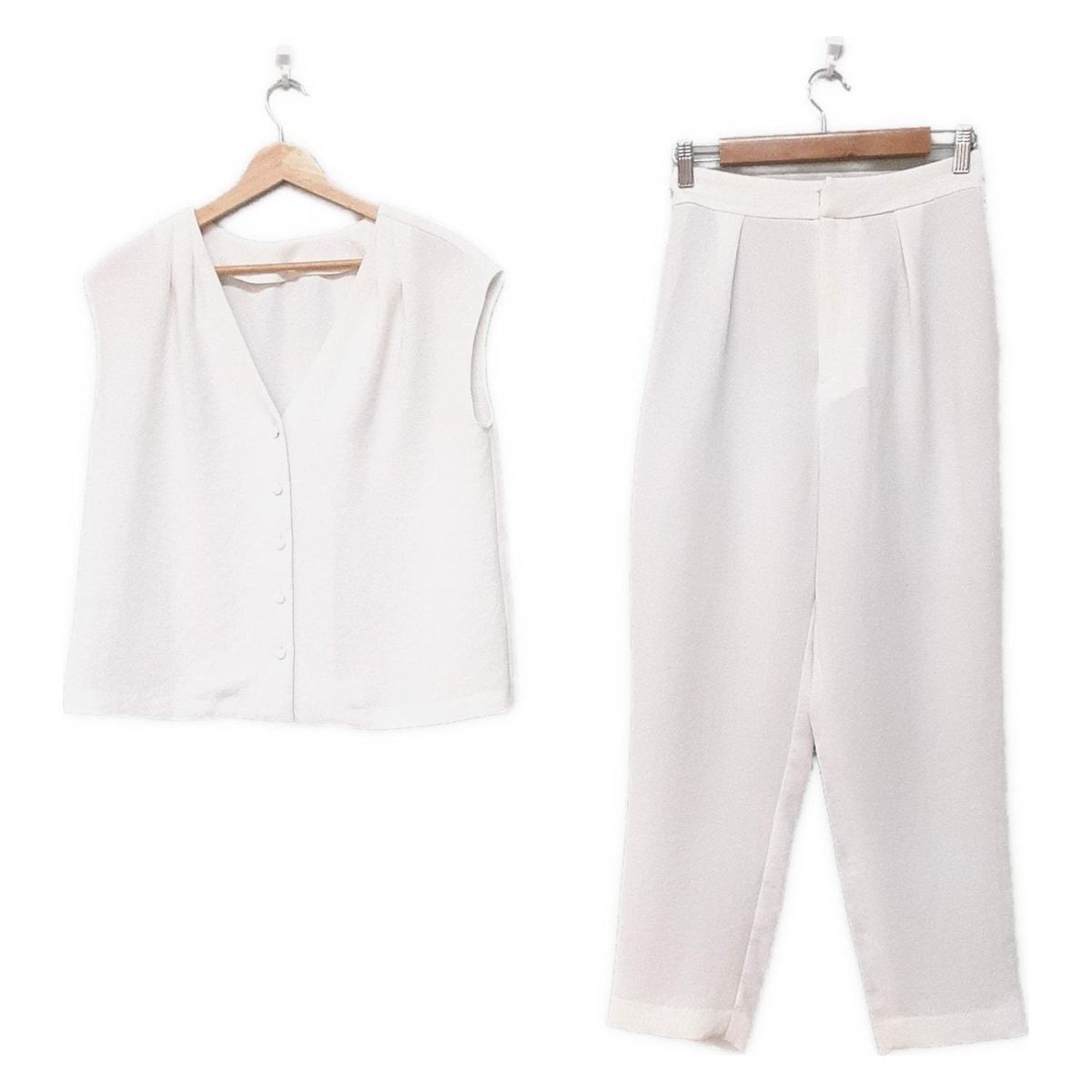 whim gazette ウィムガゼット レディースパンツセットアップ レディース 白