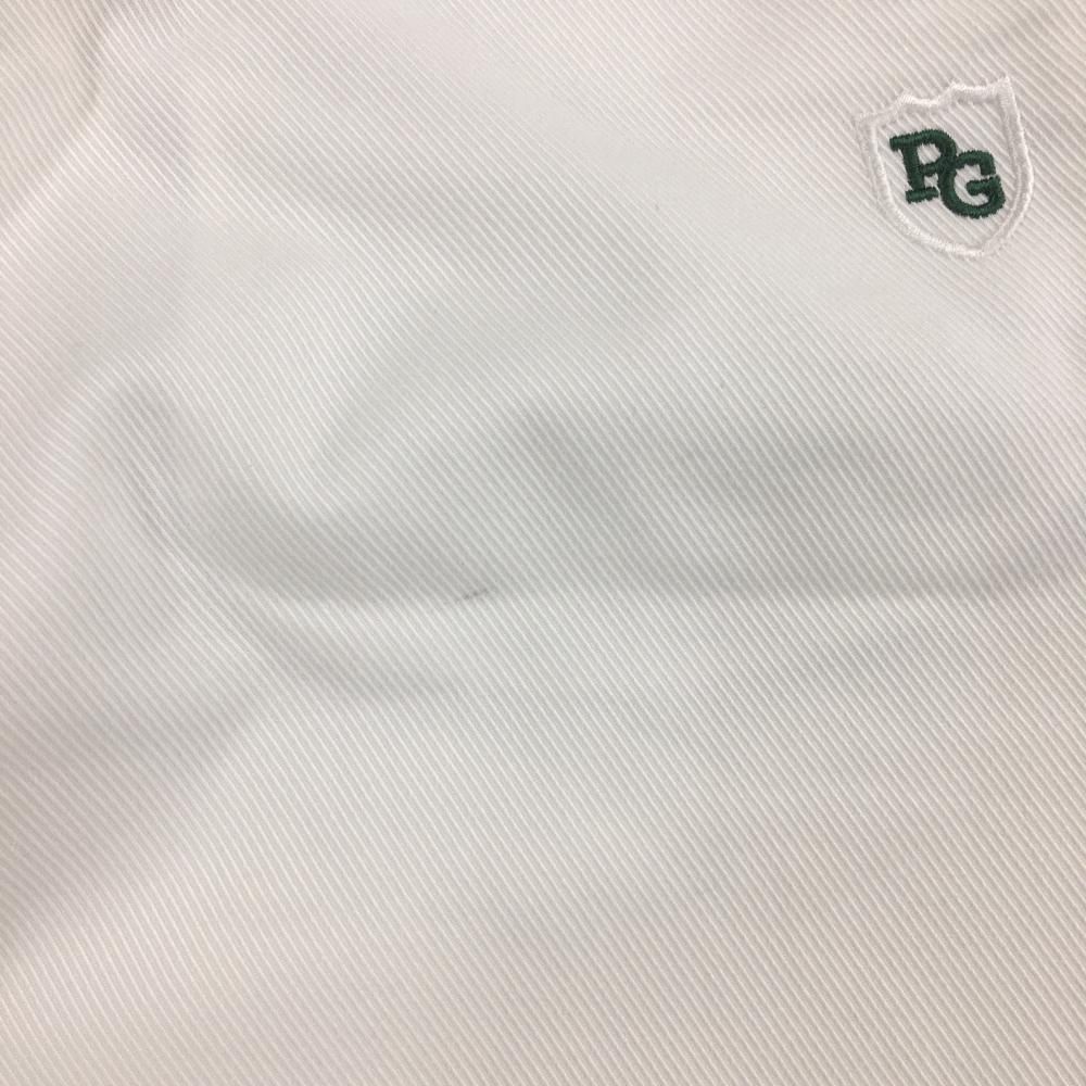 パーリーゲイツ パンツ 白 ロゴグリーン メンズ 3(S) ゴルフウェア