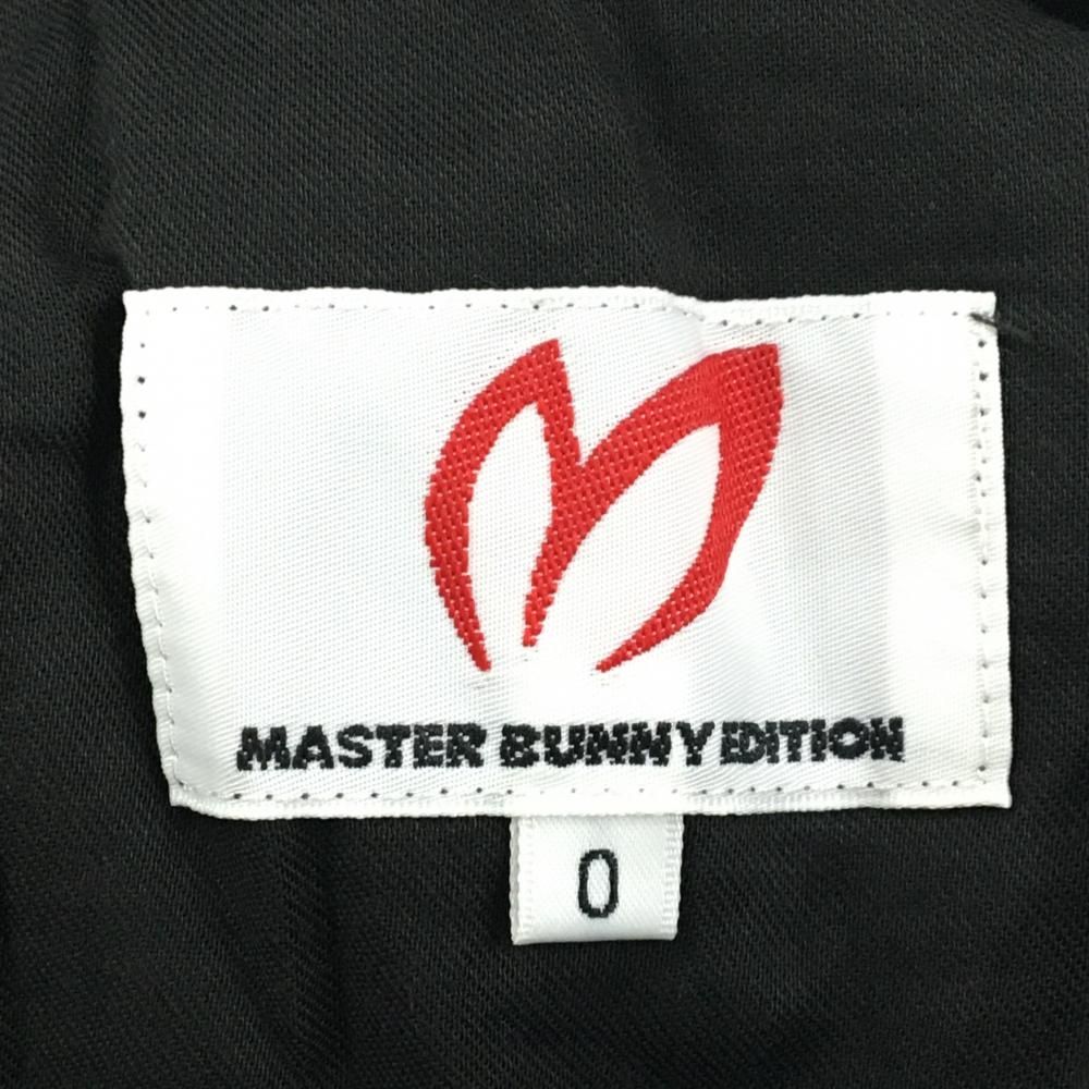 超美品】マスターバニー パンツ 黒 ストレッチ サイドロゴ 腿糸引き