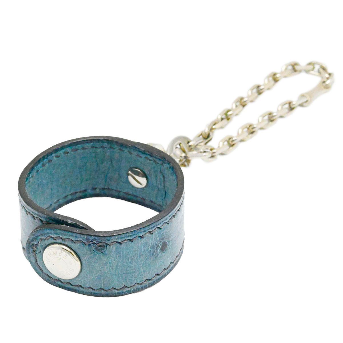 エルメス HERMES オーストリッチ グローブホルダー F 2002 レディース メンズ